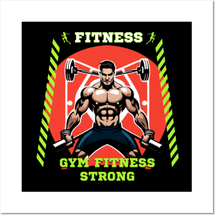 Gym Fitnes Posters and Art